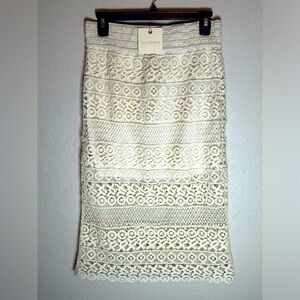 BLU PEPPER knit skirt with lining size medium